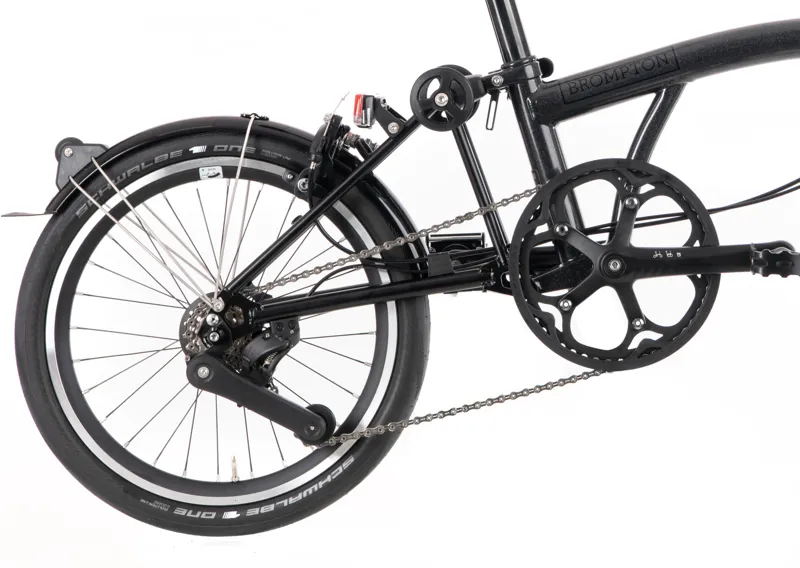 Brompton P Line Urban Low Bar Folding Bike Black Available to Order-5